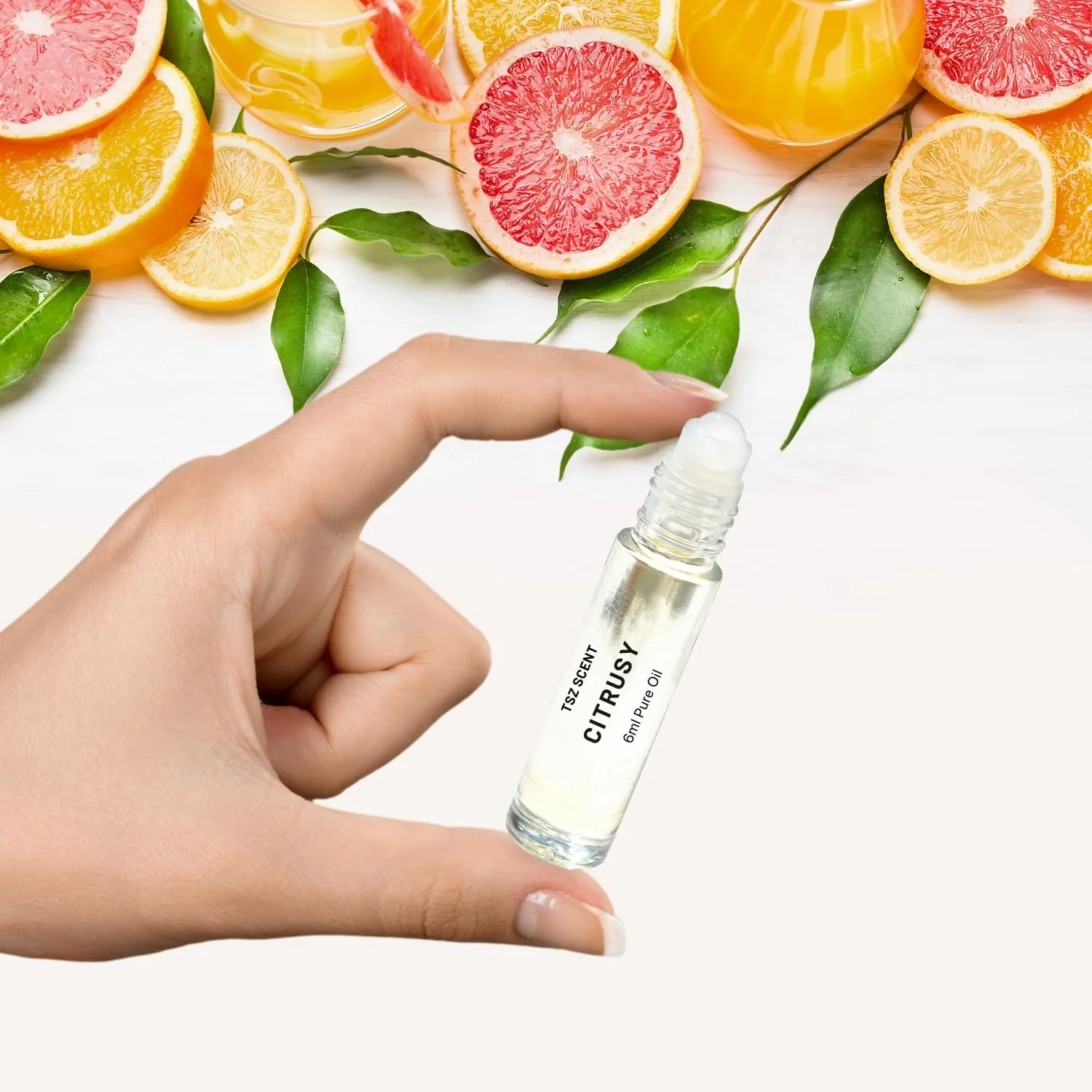 روغن عطر مرکبات TSZ Scents 6 میلی لیتر برای مردان و زنان - رایحه ای ماندگار، مرکباتی و تازه، مناسب برای تابستان، رولی، قابل حمل و بدون الکل برای او و او