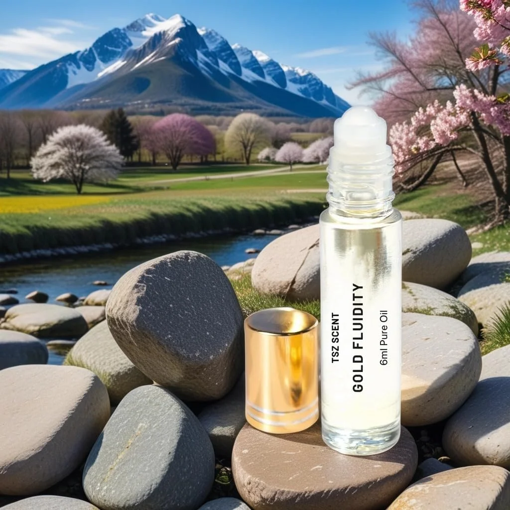 روغن عطر رولی یونیسکس TSZ Scents Gold Fluidity، 6 میلیلیتر - اسانس وانیل، کهربا و چوب - مشابه Gentle Fluidity Gold روغن عطر رولی یونیسکس TSZ Scents Gold Fluidity، 6 میلیلیتر - اسانس وانیل، کهربا و چوب - مشابه Gentle Fluidity Gold