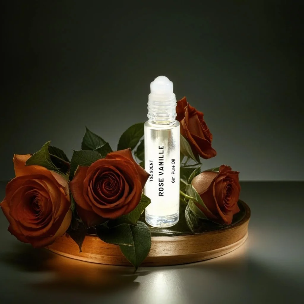 روغن عطر رولی رز و وانیل TSZ - 6 میلی لیتر، رایحه ماندگار، اسانس گل های شیرین و وانیل برای زنان و دختران روغن عطر رولی رز و وانیل TSZ - 6 میلی لیتر، رایحه ماندگار، اسانس گل های شیرین و وانیل برای زنان و دختران