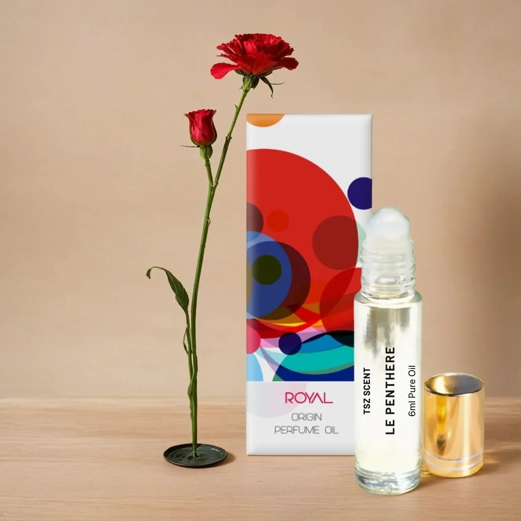 روغن عطر رولی زنانه پریمیوم TSZ Scent Le Penthere - 6 میلی لیتر - رایحه میوه ای و گلی - روغن عطر شیک و مناسب سفر روغن عطر رولی زنانه پریمیوم TSZ Scent Le Penthere - 6 میلی لیتر - رایحه میوه ای و گلی - روغن عطر شیک و مناسب سفر