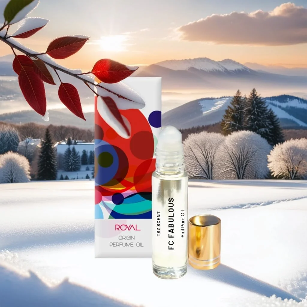 عطر روغنی رولی униsex TSZ SCENT FC Fabulous Pure CPO - 6 میلی لیتر - ترکیبی از چرم معطر و وانیل، اسانس چوبی بادام-کهربا