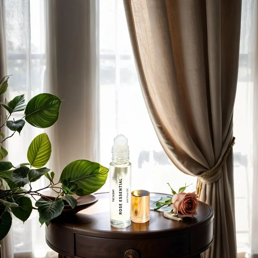 روغن عطر رولی اسانس رز زنانه TSZ Scent - روغن عطر لوکس غلیظ 6 میلی لیتری - رایحه مشک و گل روغن عطر رولی اسانس رز زنانه TSZ Scent - روغن عطر لوکس غلیظ 6 میلی لیتری - رایحه مشک و گل