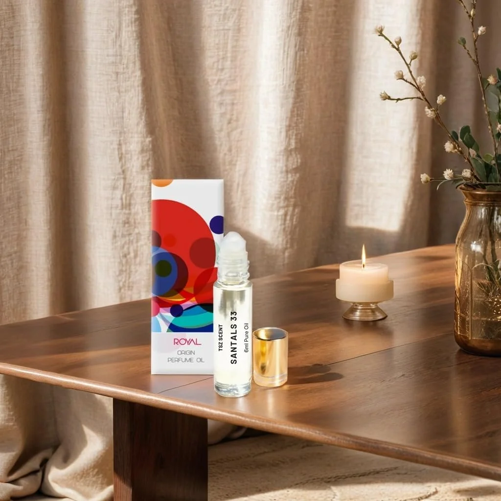 روغن عطر کنسانتره Santals33 تی اس زد، 6 میلی لیتر، رایحه ای ماندگار و متمرکز برای مردان و زنان، چوب صندل، رایحه لوکس و خاص سایز مسافرتی روغن عطر کنسانتره Santals33 تی اس زد، 6 میلی لیتر، رایحه ای ماندگار و متمرکز برای مردان و زنان، چوب صندل، رایحه لوکس و خاص سایز مسافرتی
