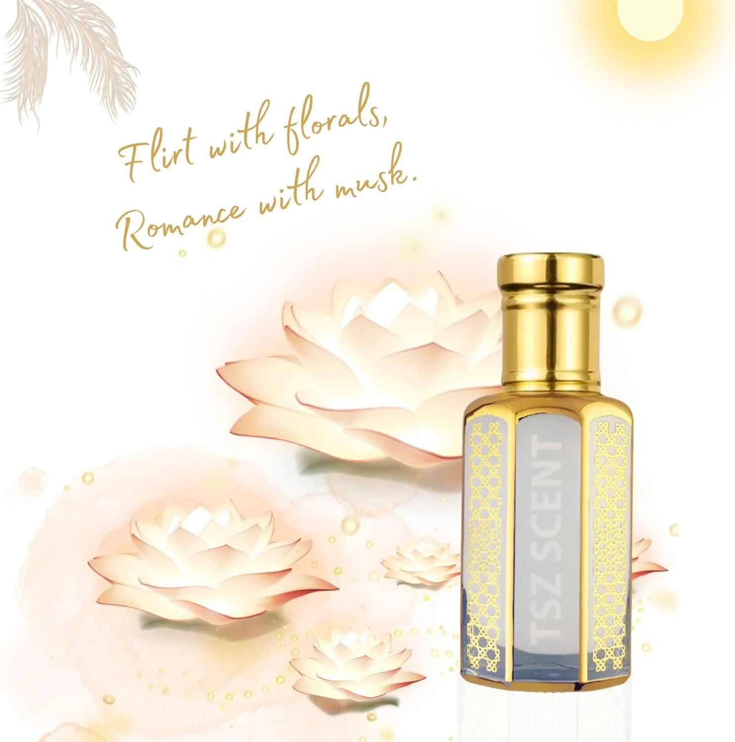 روغن عطر طهاره الغنی TSZ Scent، عطر 12 میلی لیتری، مشک لوکس برای مردان و زنان، رایحه گلی غیر الکلی ماندگار - مناسب برای استفاده روزانه و هدیه دادن - مسك الطهارة الابيض الفرنسي الاصلي