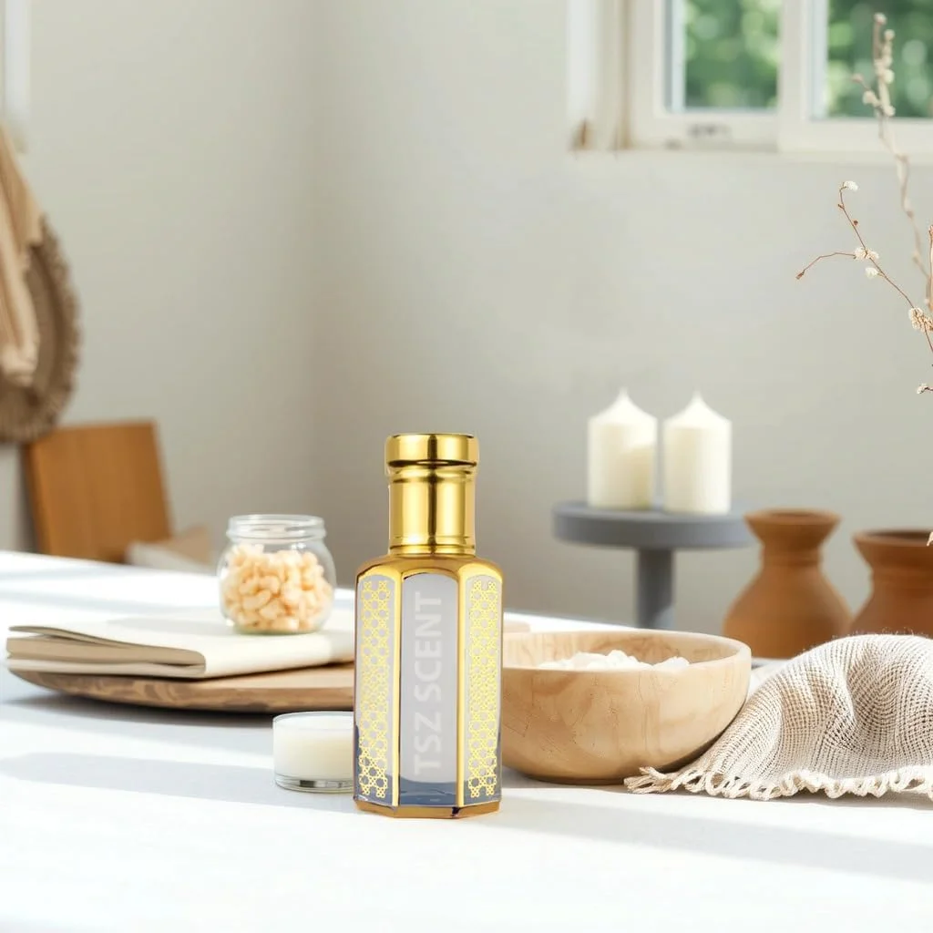 روغن عطر طهاره الغنی TSZ Scent، عطر 12 میلی لیتری، مشک لوکس برای مردان و زنان، رایحه گلی غیر الکلی ماندگار - مناسب برای استفاده روزانه و هدیه دادن - مسك الطهارة الابيض الفرنسي الاصلي