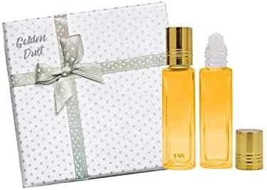 روغن عطر گلدن داست TSZ Scent برای مردان و زنان 6 میلی لیتر 2 عددی، عطر یونیسکس برای هدیه، روغن عطر متمرکز CPO سایز مسافرتی - ماندگاری طولانی روغن عطر گلدن داست TSZ Scent برای مردان و زنان 6 میلی لیتر 2 عددی، عطر یونیسکس برای هدیه، روغن عطر متمرکز CPO سایز مسافرتی - ماندگاری طولانی