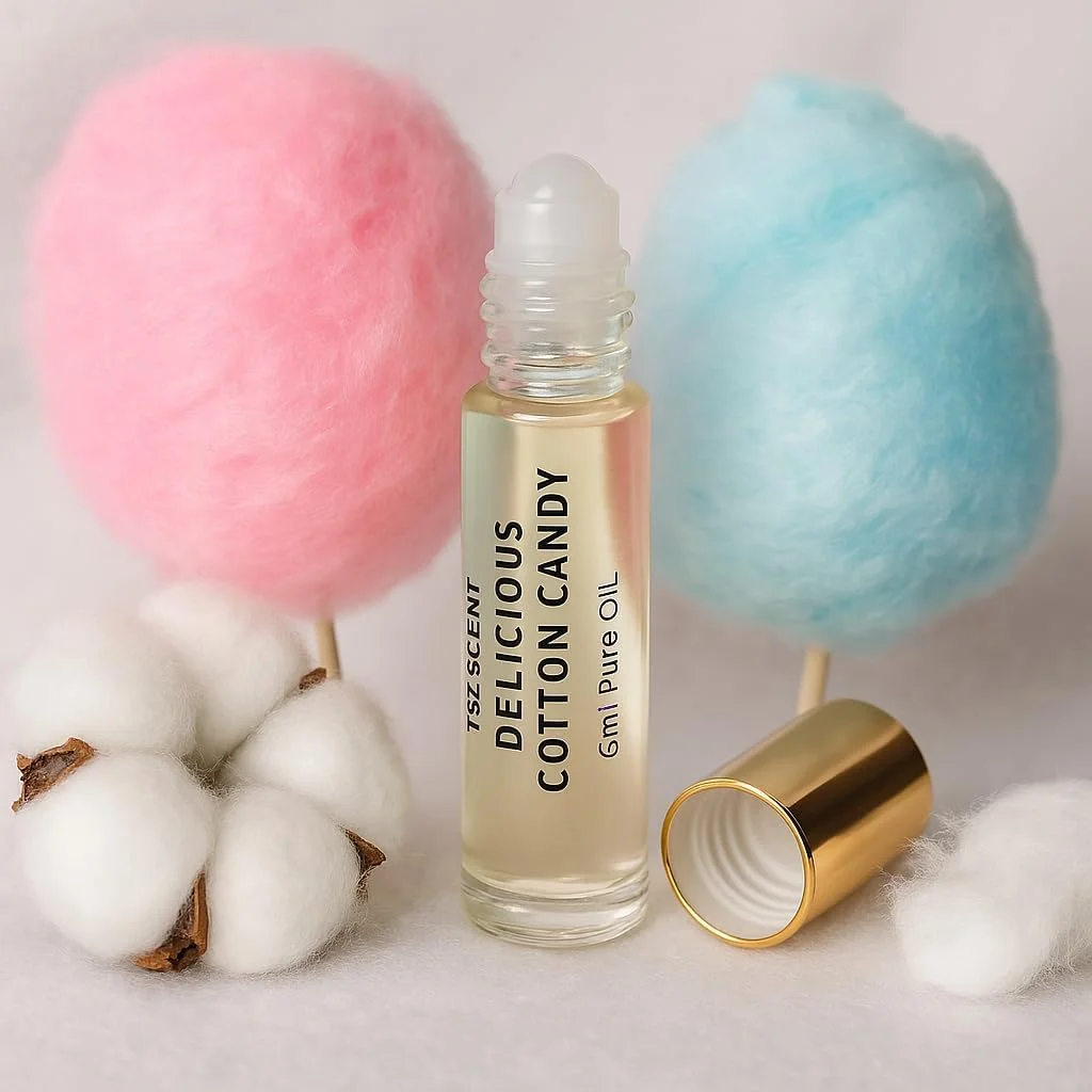 عطر روغنی تی اس زد با رایحه پشمک، ماندگاری طولانی، مخصوص بانوان، 6 میلی لیتر، رولی - شیرین و فریبنده، رایحه ای نرم و زنانه عطر روغنی تی اس زد با رایحه پشمک، ماندگاری طولانی، مخصوص بانوان، 6 میلی لیتر، رولی - شیرین و فریبنده، رایحه ای نرم و زنانه
