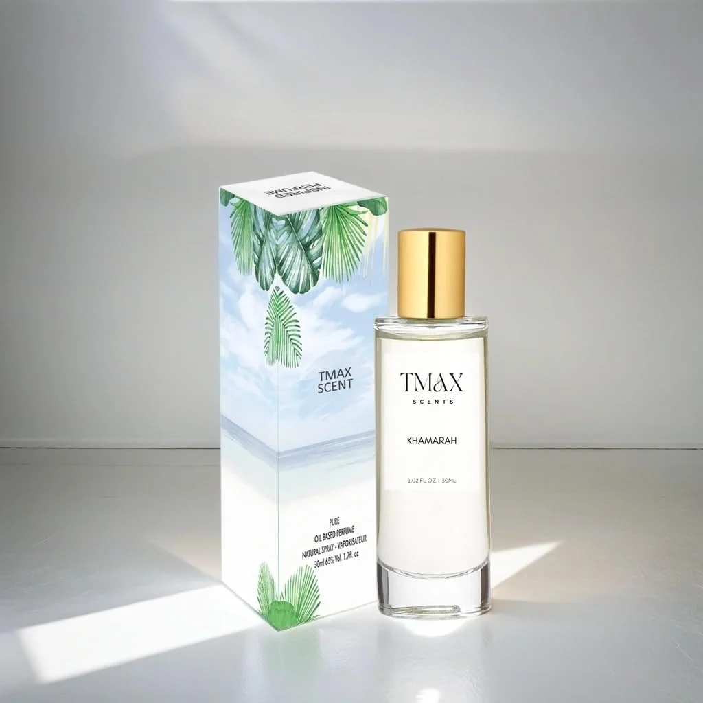 ادکلن TMAX SCENTS Khamarah زنانه و مردانه، ادو پرفیوم 30 میلی لیتر، رایحه وانیلی ماندگار، مشابه عطر لوکس