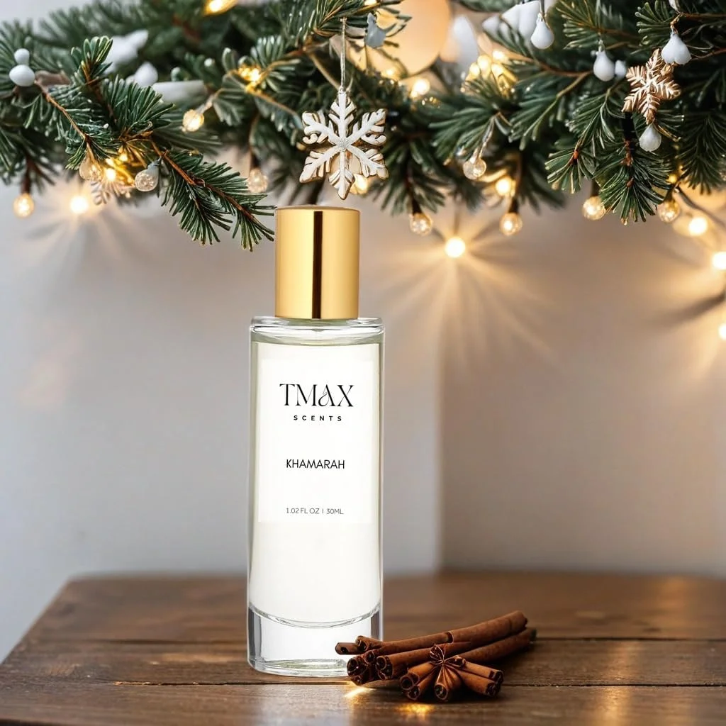 ادکلن TMAX SCENTS Khamarah زنانه و مردانه، ادو پرفیوم 30 میلی لیتر، رایحه وانیلی ماندگار، مشابه عطر لوکس ادکلن TMAX SCENTS Khamarah زنانه و مردانه، ادو پرفیوم 30 میلی لیتر، رایحه وانیلی ماندگار، مشابه عطر لوکس