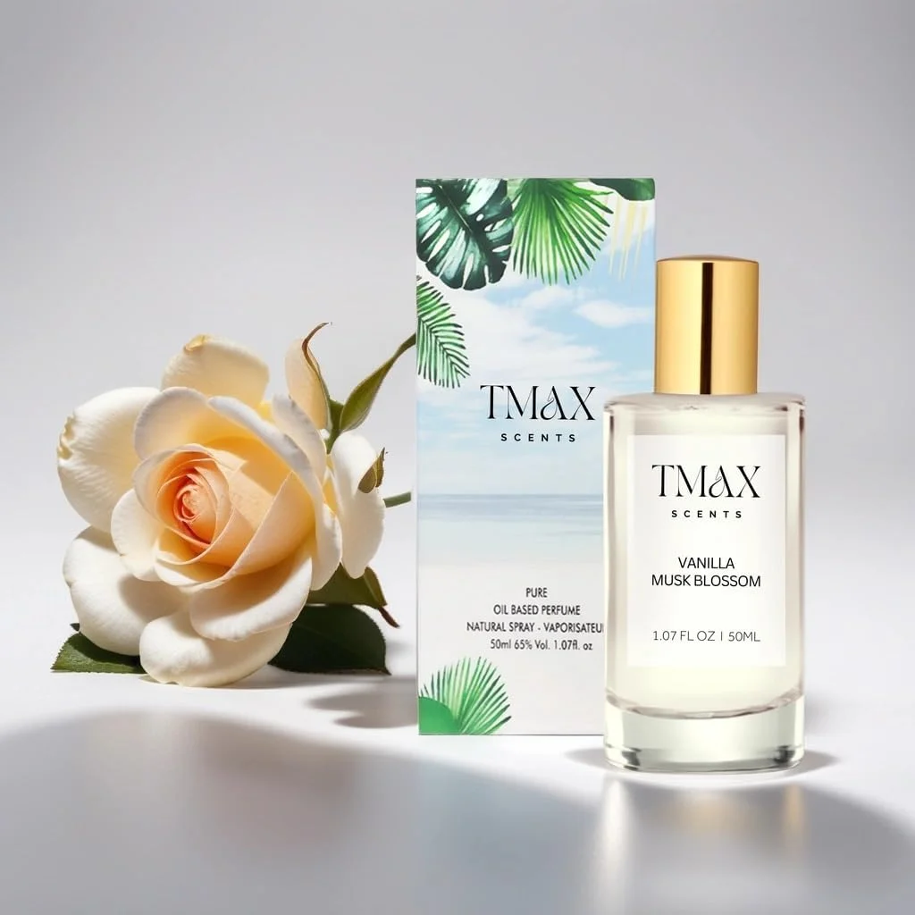 عطر تی مکس سنتز وانیل ماسک بلاسوم - عطر 50 میلی لیتری یونیسکس با رایحه های گلی و کهربایی خامه ای - رایحه ای ماندگار و جذاب عطر تی مکس سنتز وانیل ماسک بلاسوم - عطر 50 میلی لیتری یونیسکس با رایحه های گلی و کهربایی خامه ای - رایحه ای ماندگار و جذاب