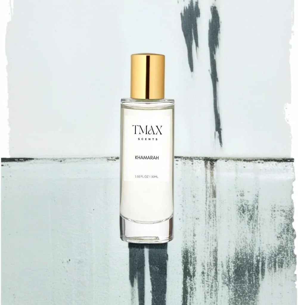 ادکلن TMAX SCENTS Khamarah زنانه و مردانه، ادو پرفیوم 30 میلی لیتر، رایحه وانیلی ماندگار، مشابه عطر لوکس ادکلن TMAX SCENTS Khamarah زنانه و مردانه، ادو پرفیوم 30 میلی لیتر، رایحه وانیلی ماندگار، مشابه عطر لوکس