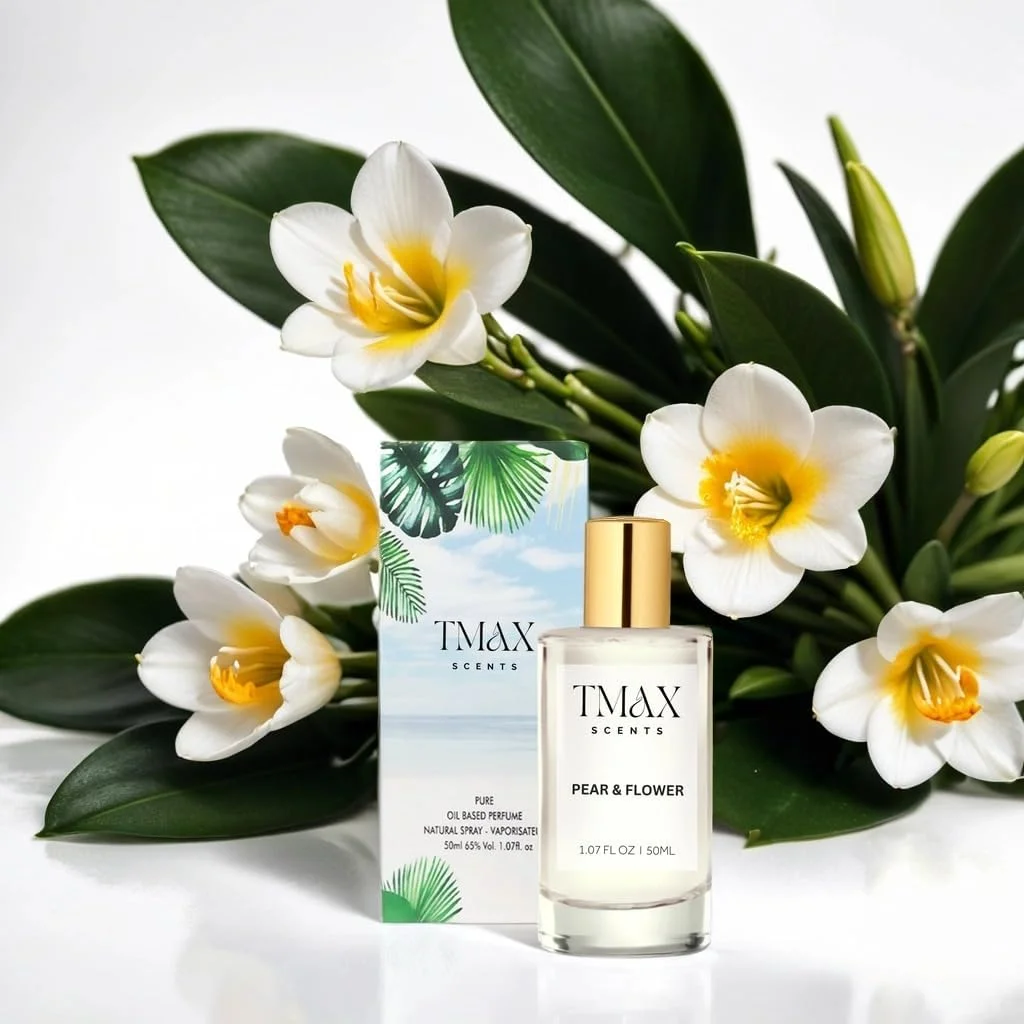 عطر زنانه تی مکس مدل Pear & Flower، حجم 50 میلی لیتر، رایحه شیرین و ماندگار با گلابی و گل فریزیا | هدیه ای عالی برای خانم ها - الهام گرفته از جو مالون عطر زنانه تی مکس مدل Pear & Flower، حجم 50 میلی لیتر، رایحه شیرین و ماندگار با گلابی و گل فریزیا | هدیه ای عالی برای خانم ها - الهام گرفته از جو مالون