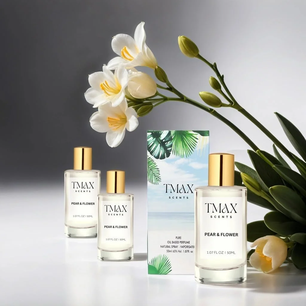 عطر زنانه تی مکس مدل Pear & Flower، حجم 50 میلی لیتر، رایحه شیرین و ماندگار با گلابی و گل فریزیا | هدیه ای عالی برای خانم ها - الهام گرفته از جو مالون عطر زنانه تی مکس مدل Pear & Flower، حجم 50 میلی لیتر، رایحه شیرین و ماندگار با گلابی و گل فریزیا | هدیه ای عالی برای خانم ها - الهام گرفته از جو مالون