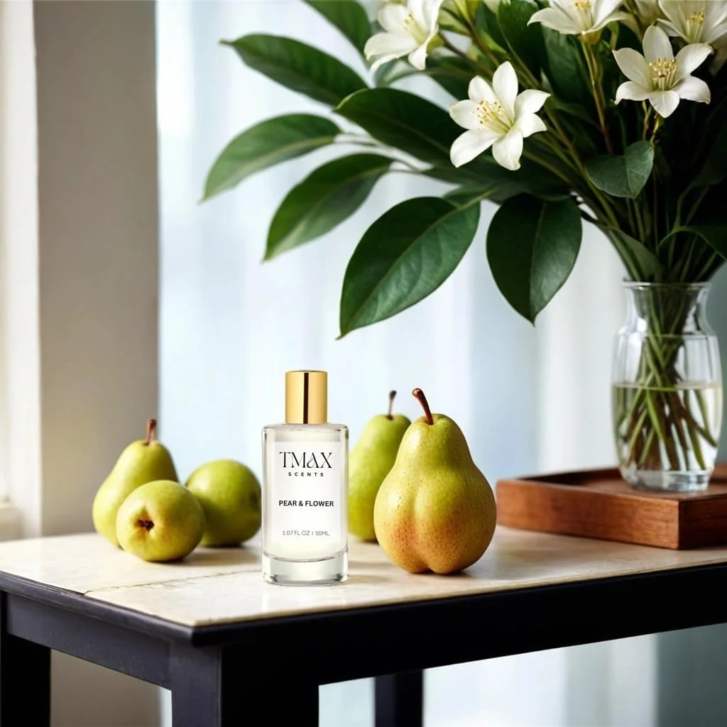 عطر زنانه تی مکس مدل Pear & Flower، حجم 50 میلی لیتر، رایحه شیرین و ماندگار با گلابی و گل فریزیا | هدیه ای عالی برای خانم ها - الهام گرفته از جو مالون عطر زنانه تی مکس مدل Pear & Flower، حجم 50 میلی لیتر، رایحه شیرین و ماندگار با گلابی و گل فریزیا | هدیه ای عالی برای خانم ها - الهام گرفته از جو مالون