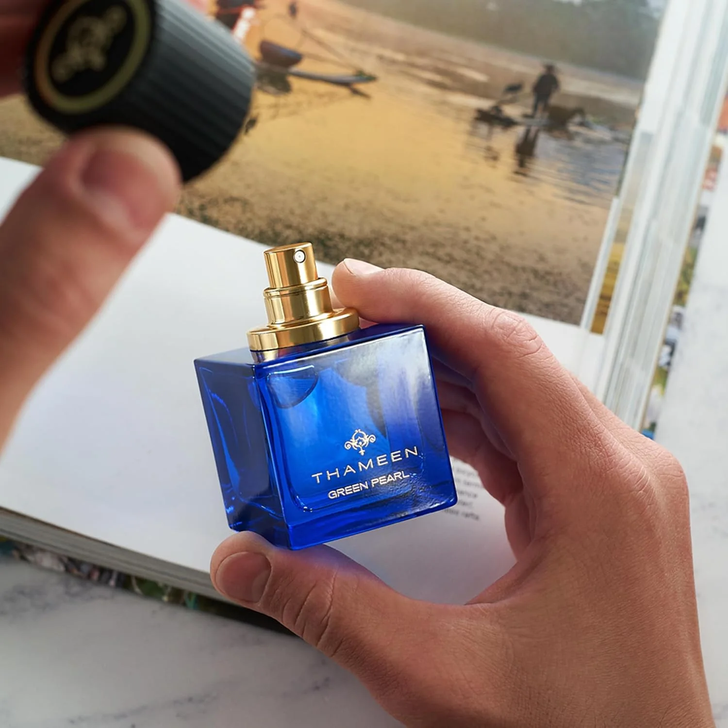 ادکلن унисекс Thameen Green Pearl Eau de Perfume، 50 میلی لیتر ادکلن унисекс Thameen Green Pearl Eau de Perfume، 50 میلی لیتر