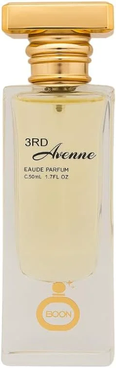 عطر ادو پرفیوم خیابان سوم، سمفونی حواس، عطر لوکس یونیسکس با ماندگاری طولانی، رایحه ای ظریف و فریبنده از Boon Perfumes، حجم 50 میلی لیتر