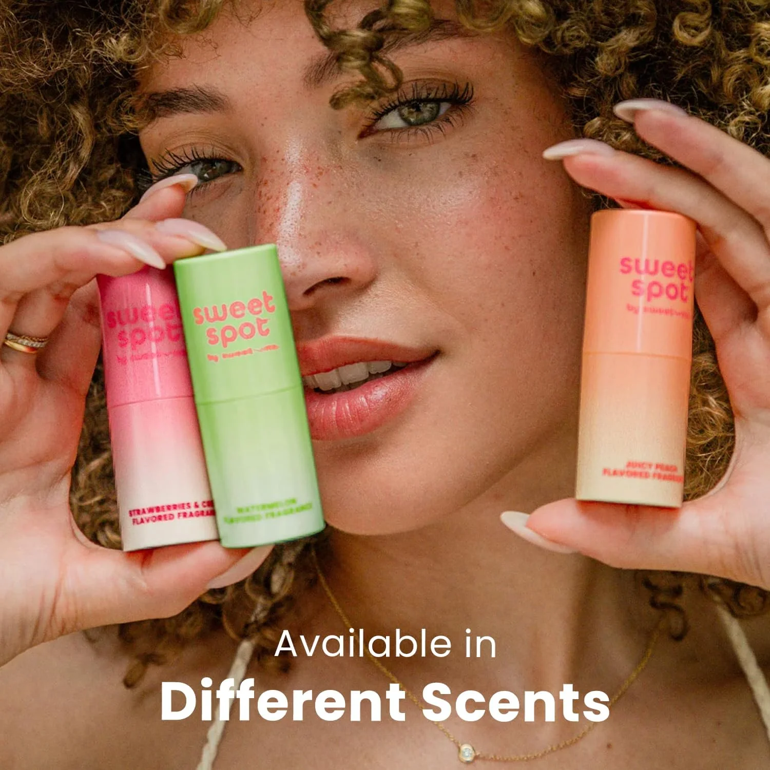 عطر جامد استیکی با طعم Sweetums Sweetspot، عطرهای مسافرتی قابل حمل برای زنان، رایحه های ماندگار، فرمول غیر چسبنده، مواد طبیعی، استیک عطر (M