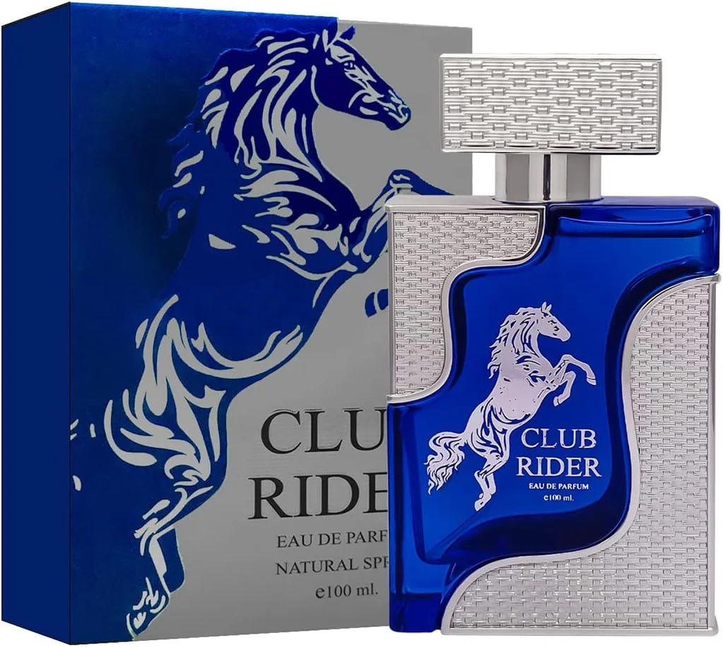 عطر مردانه و زنانه Sweetheart JBJ Perfumes Club Rider | ادو پرفیوم | عطر لوکس با ماندگاری طولانی | رایحه تقویت کننده خلق و خو (ادو پرفیوم آبی، بسته 100 میلی لیتری)