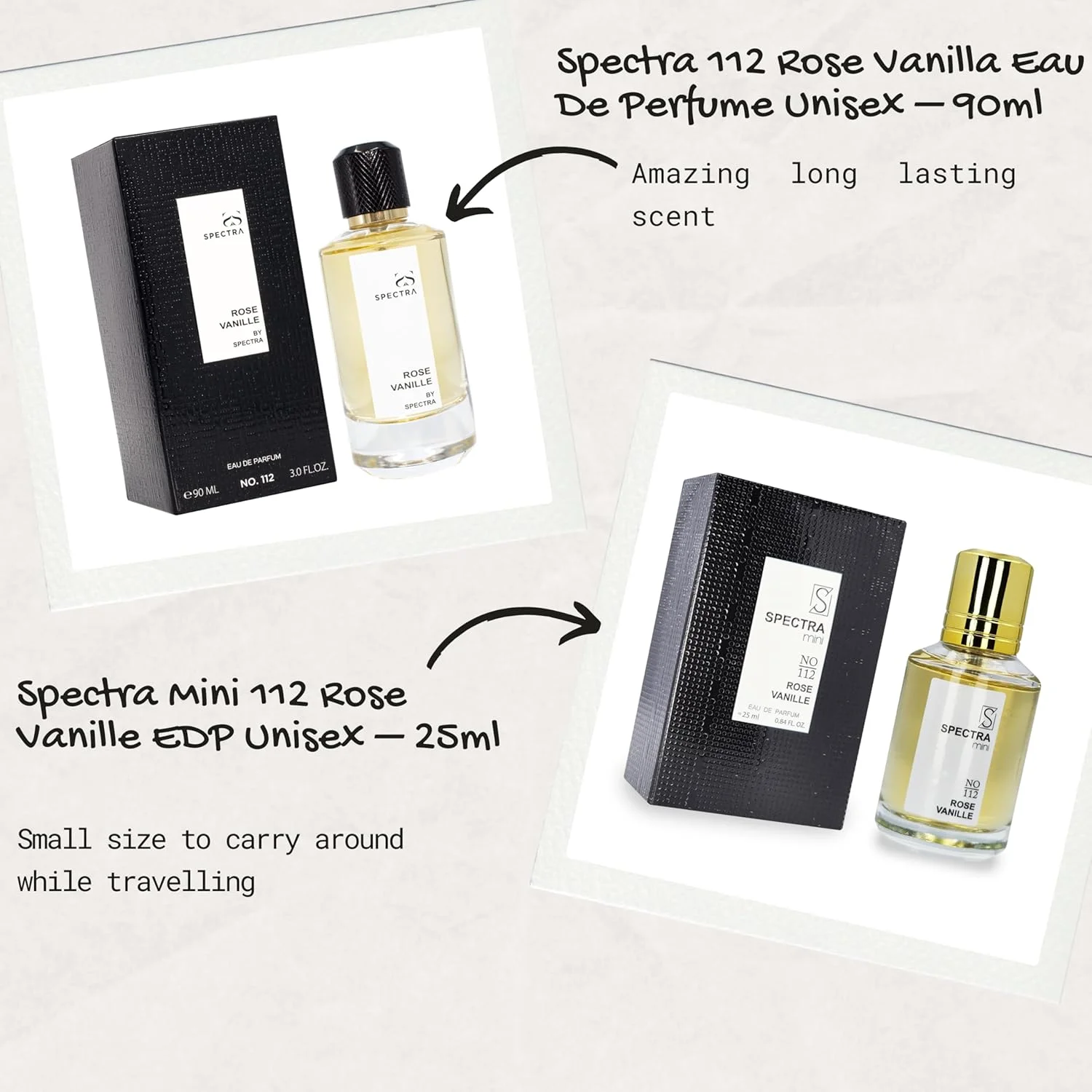 عطر اسپکترا مینی 112 رز وانیل ادو پرفیوم унисекс - 25 میلی لیتر