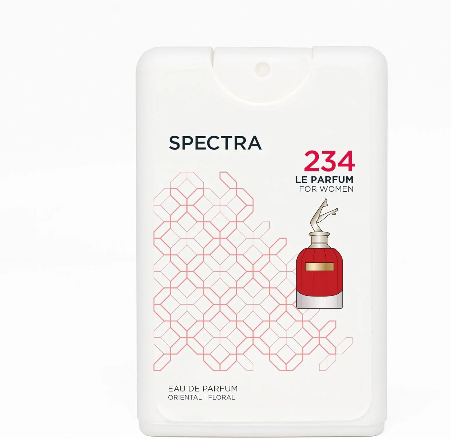 عطر جیبی زنانه اسپکترا مدل Pocket 234 Le Parfum EDP - حجم 18 میلی لیتر عطر جیبی زنانه اسپکترا مدل Pocket 234 Le Parfum EDP - حجم 18 میلی لیتر