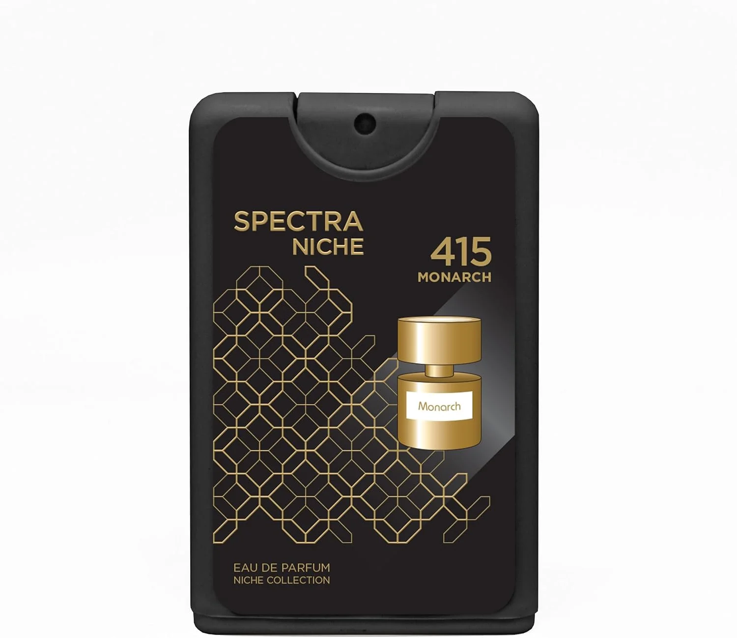 عطر جیبی اسپکترا نیش 415 مونارک EDP یونیسکس - 18 میلی لیتر عطر جیبی اسپکترا نیش 415 مونارک EDP یونیسکس - 18 میلی لیتر