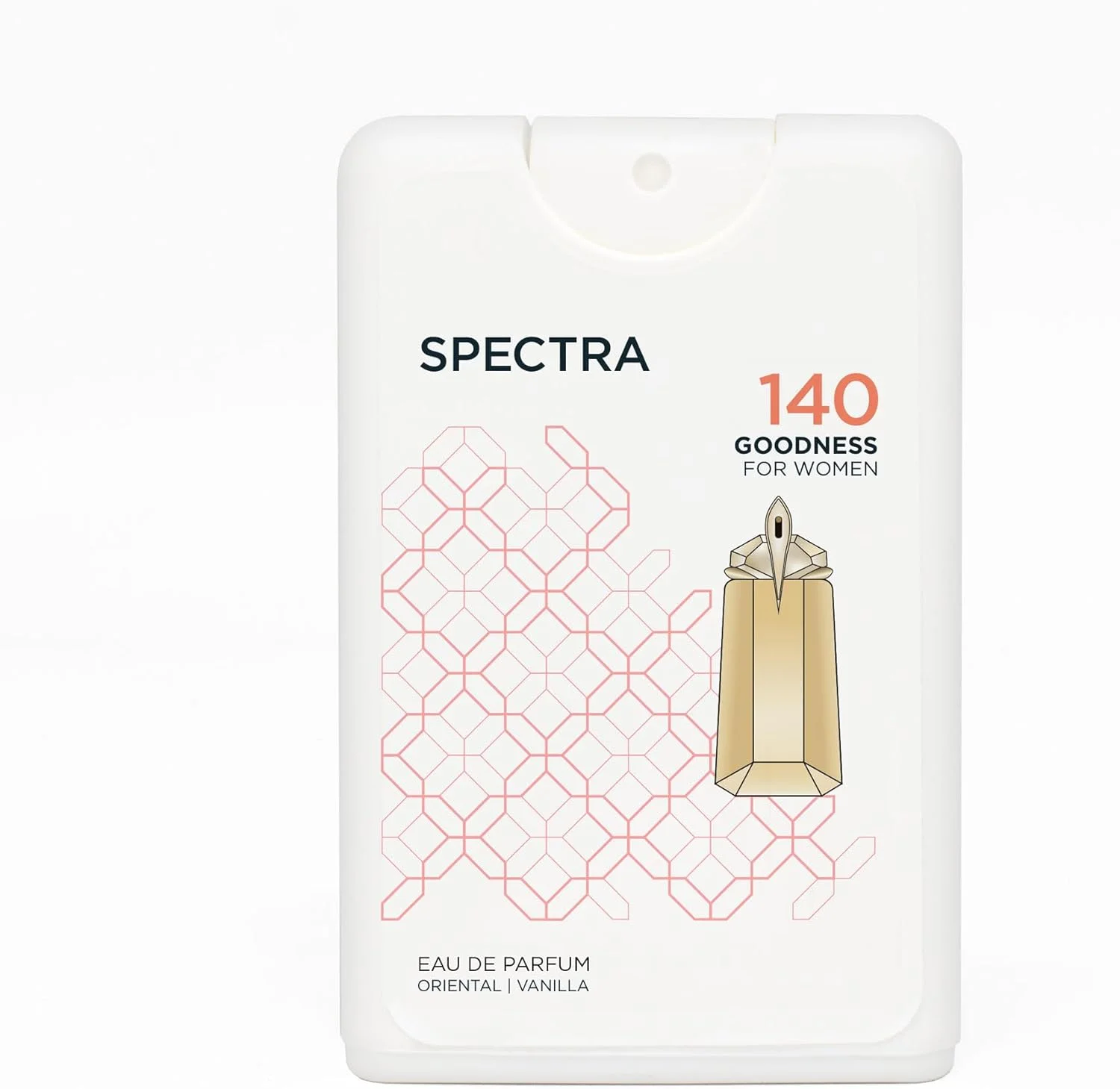 عطر جیبی زنانه اسپکترا پاکت 140 گودنس ادو پرفیوم - 18 میلی لیتر عطر جیبی زنانه اسپکترا پاکت 140 گودنس ادو پرفیوم - 18 میلی لیتر