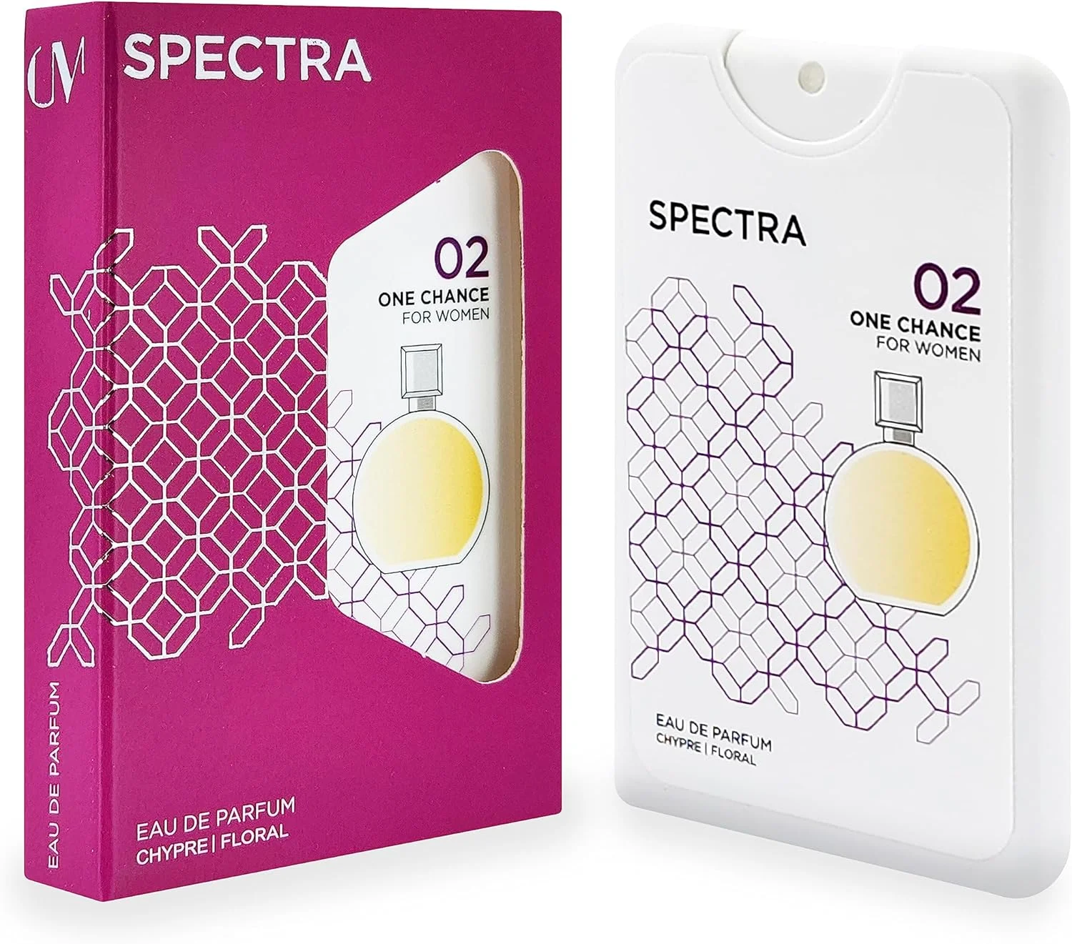 ست دو عددی عطر جیبی زنانه SPECTRA مدل 002 - حجم 18 میلی لیتر (2 عدد)