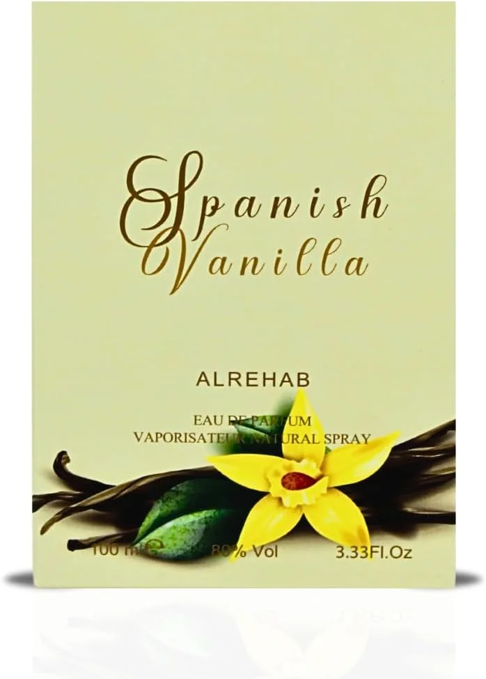 ادو پرفیوم زنانه Spanish Vanilla حجم 100 میلی لیتر (3.4 OZ) با ماندگاری طولانی، عطرهای عربی زنانه، رایحه لوکس، ملایم و شیرین با نت های وانیل - عطر زنانه شیک برای تمام مناسبت ها ادو پرفیوم زنانه Spanish Vanilla حجم 100 میلی لیتر (3.4 OZ) با ماندگاری طولانی، عطرهای عربی زنانه، رایحه لوکس، ملایم و شیرین با نت های وانیل - عطر زنانه شیک برای تمام مناسبت ها