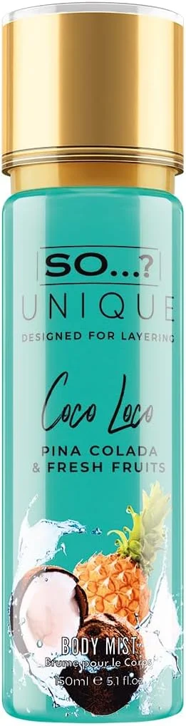 اسپری خوشبو کننده بدن زنانه SO…? Unique Women Coco Loco، حجم 150 میلی لیتر اسپری خوشبو کننده بدن زنانه SO…? Unique Women Coco Loco، حجم 150 میلی لیتر