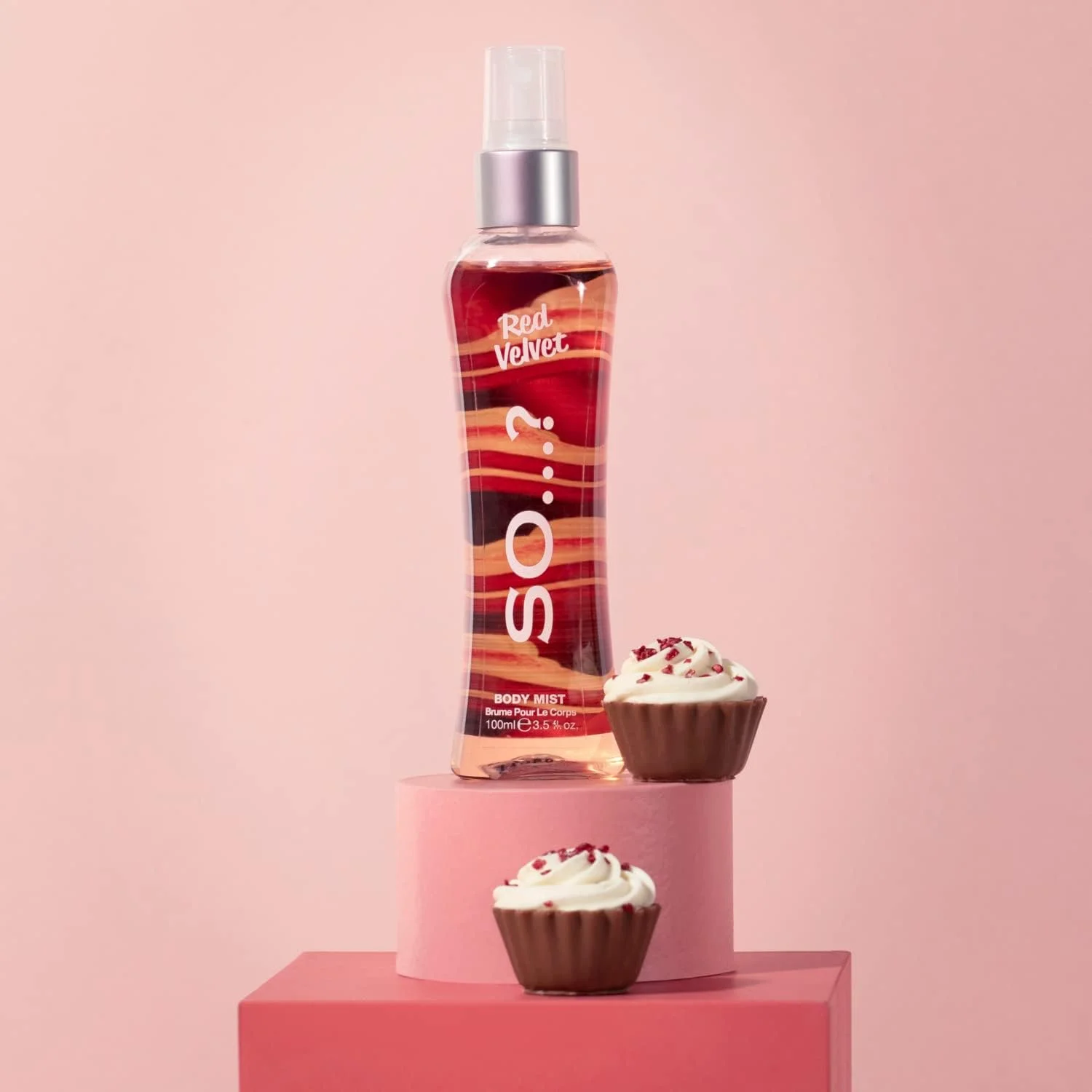 اسپری خوشبو کننده بدن زنانه SO…? مدل Red Velvet، حجم 100 میلی لیتر اسپری خوشبو کننده بدن زنانه SO…? مدل Red Velvet، حجم 100 میلی لیتر