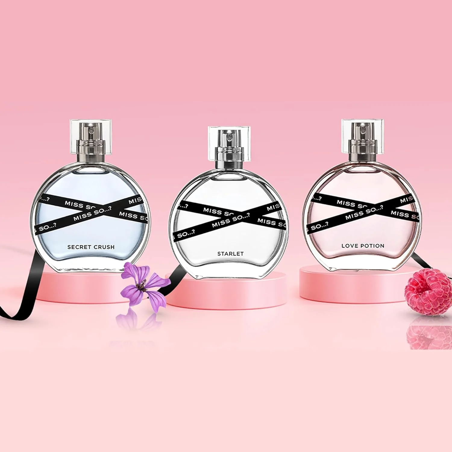 ست ادکلن زنانه So…? Miss Set - عطرهای زنانه با رایحه های گلی، میوه ای و وانیلی - 800 اسپری - هدیه برای زنان - ست هدیه 3 عددی ست ادکلن زنانه So…? Miss Set - عطرهای زنانه با رایحه های گلی، میوه ای و وانیلی - 800 اسپری - هدیه برای زنان - ست هدیه 3 عددی