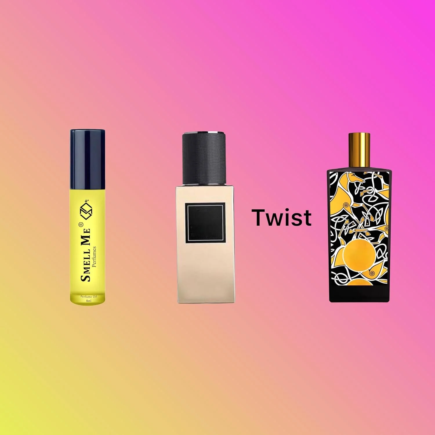 روغن عطر Smell Me 122 رایحه عطرهای فرانسوی با ماندگاری طولانی 8 میلی لیتر نوع Magnificent Gold و Memo Irish Leather Twist