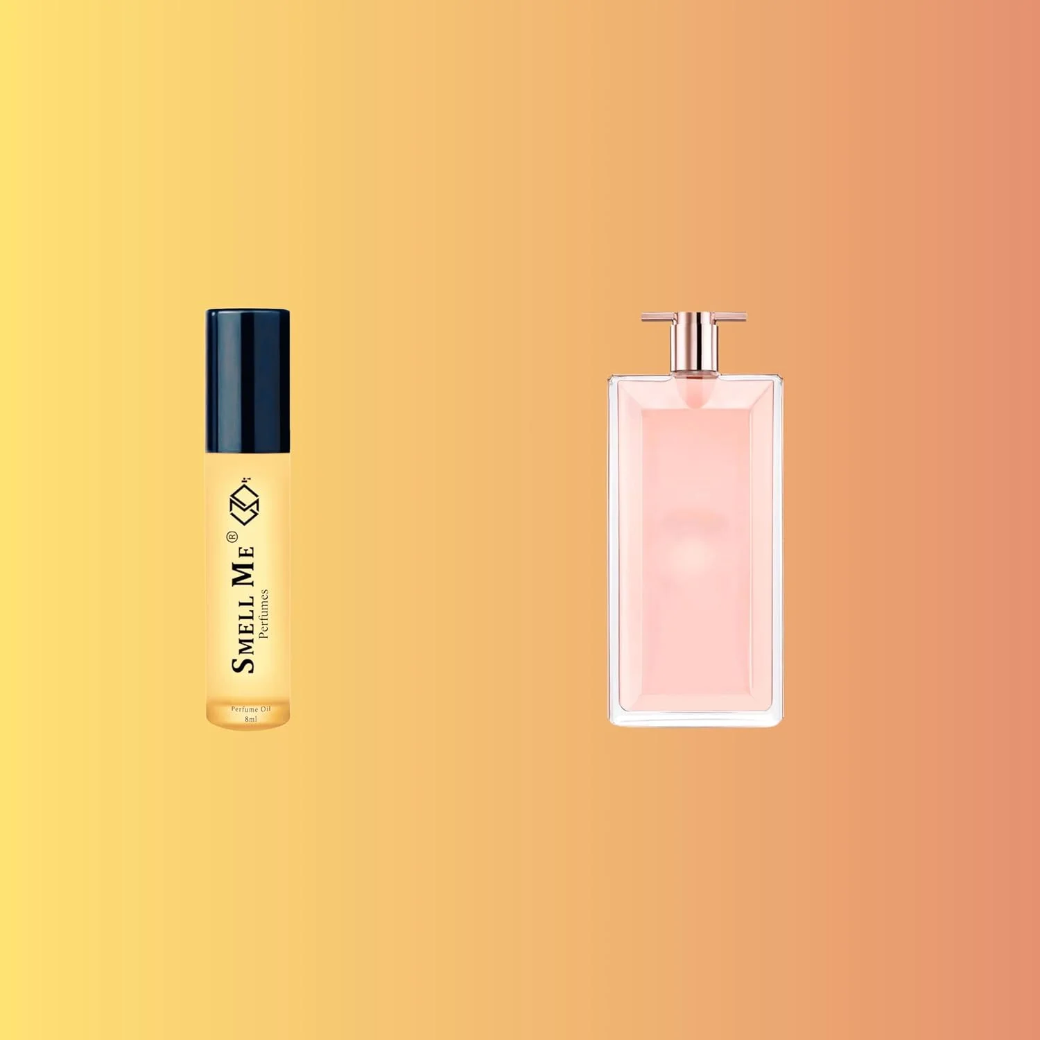 روغن عطر Smell Me 112 رایحه های عطر فرانسوی ماندگاری طولانی 8 میلی لیتر نوع Lancm Idole و Sospro Erba Pura Twist