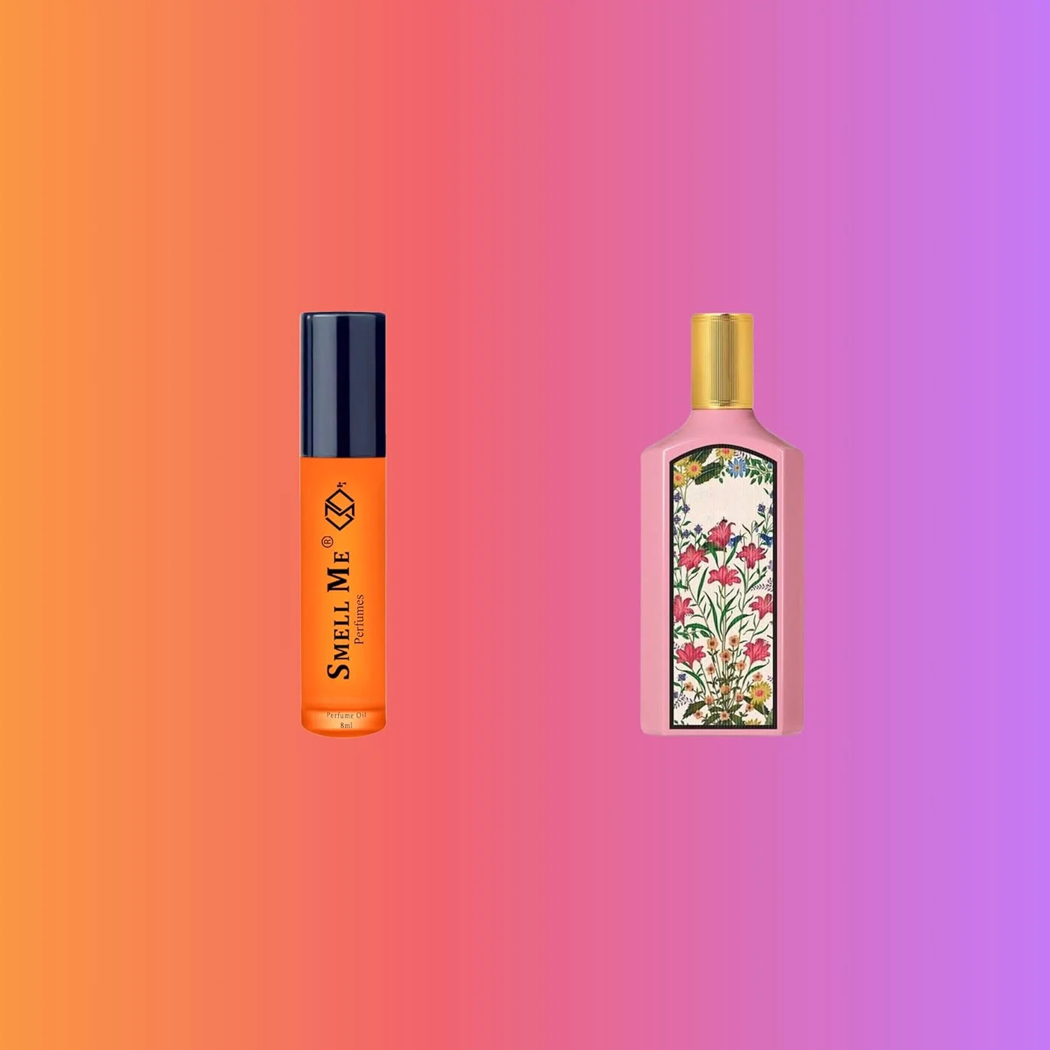 روغن عطر Smell Me 126 رایحه های عطر فرانسوی ماندگاری طولانی 8 میلی لیتر نوع GCI Flora Gorgeous Gardenia بدون الکل