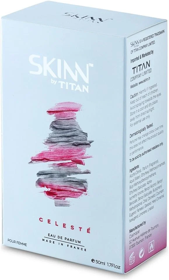 عطر زنانه SKINN BY TITAN مدل Celeste، حجم 50 میلی لیتر عطر زنانه SKINN BY TITAN مدل Celeste، حجم 50 میلی لیتر