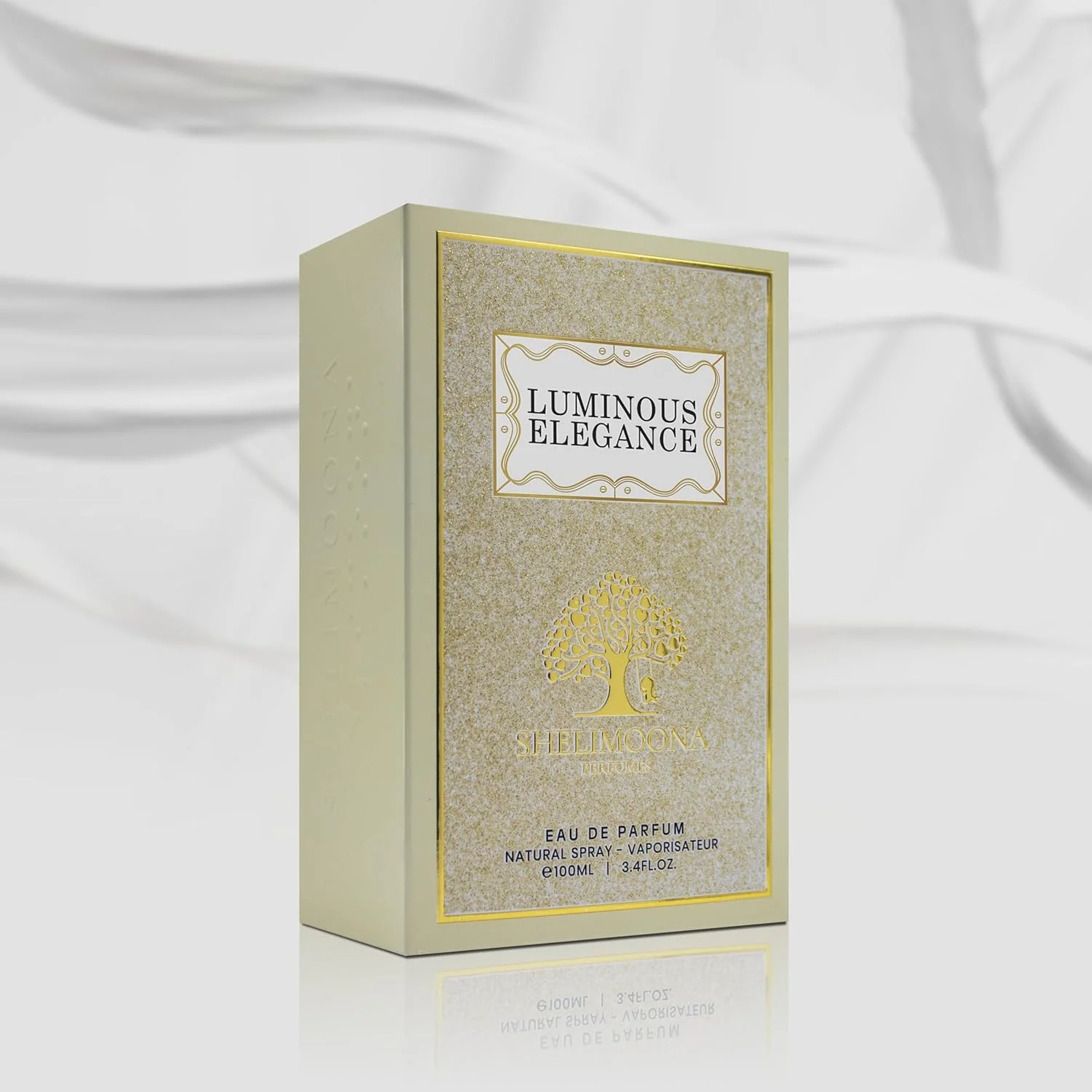 ادو پرفیوم زنانه شیلی مونا مدل Luminous Elegance - رایحه گلی ماندگار با گل مریم و یاس، اسپری ادو پرفیوم 100 میلی لیتری