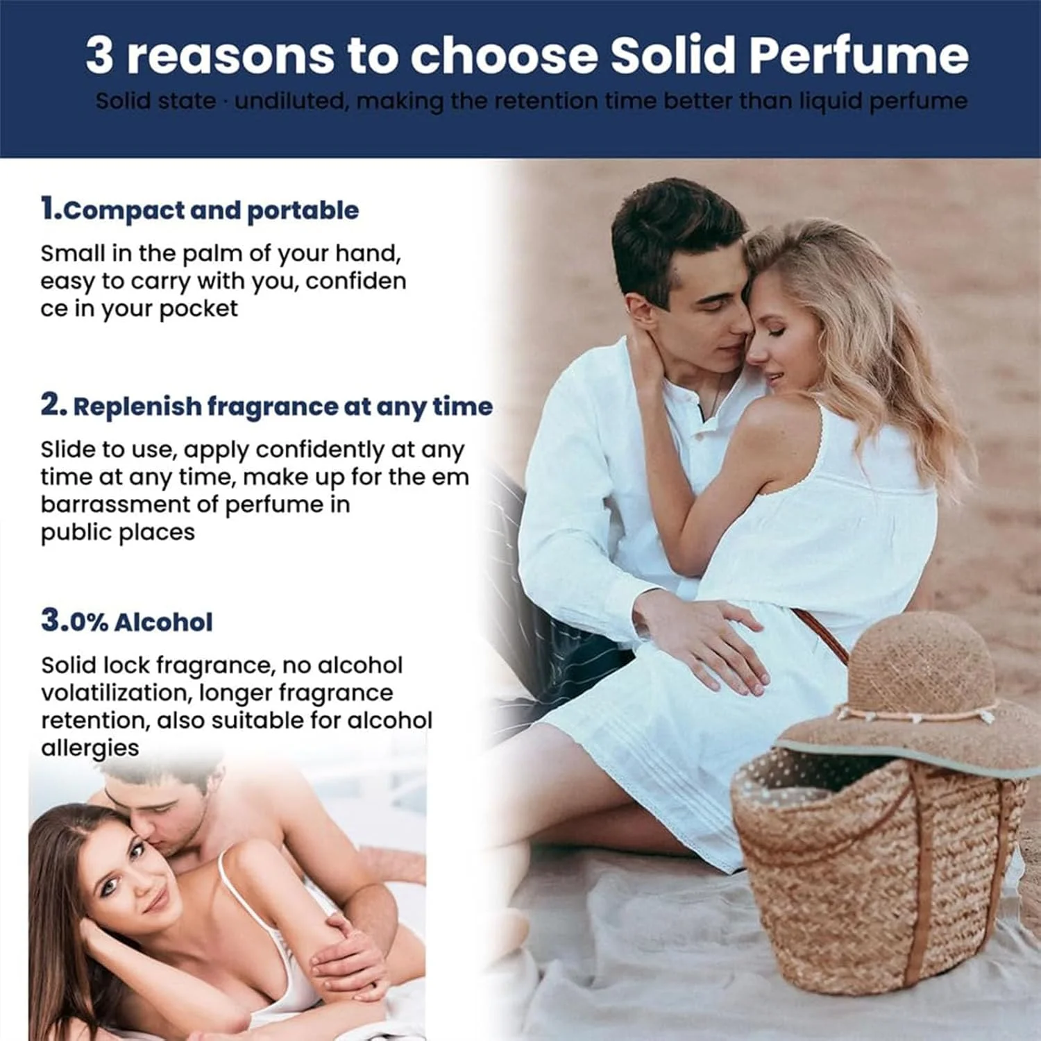 عطر جامد Sensuality، عطر جامد Fheromotherapy، عطر بالم جامد جیبی قابل حمل، مناسب برای استفاده در سفر برای زنان و مردان (2 عدد زنانه) عطر جامد Sensuality، عطر جامد Fheromotherapy، عطر بالم جامد جیبی قابل حمل، مناسب برای استفاده در سفر برای زنان و مردان (2 عدد زنانه)