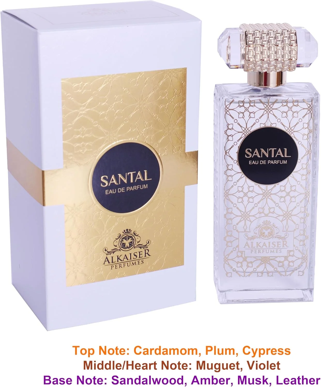 ادو پرفیوم سانتال 100 میلی لیتر از عطرهای ALKAISER - عطر لوکس ماندگار برای مردان و زنان - عطر یونیسکس با رایحه های چوبی و مشک - رایحه ظریف اعتماد به نفس - طراحی شیشه آماده هدیه ادو پرفیوم سانتال 100 میلی لیتر از عطرهای ALKAISER - عطر لوکس ماندگار برای مردان و زنان - عطر یونیسکس با رایحه های چوبی و مشک - رایحه ظریف اعتماد به نفس - طراحی شیشه آماده هدیه