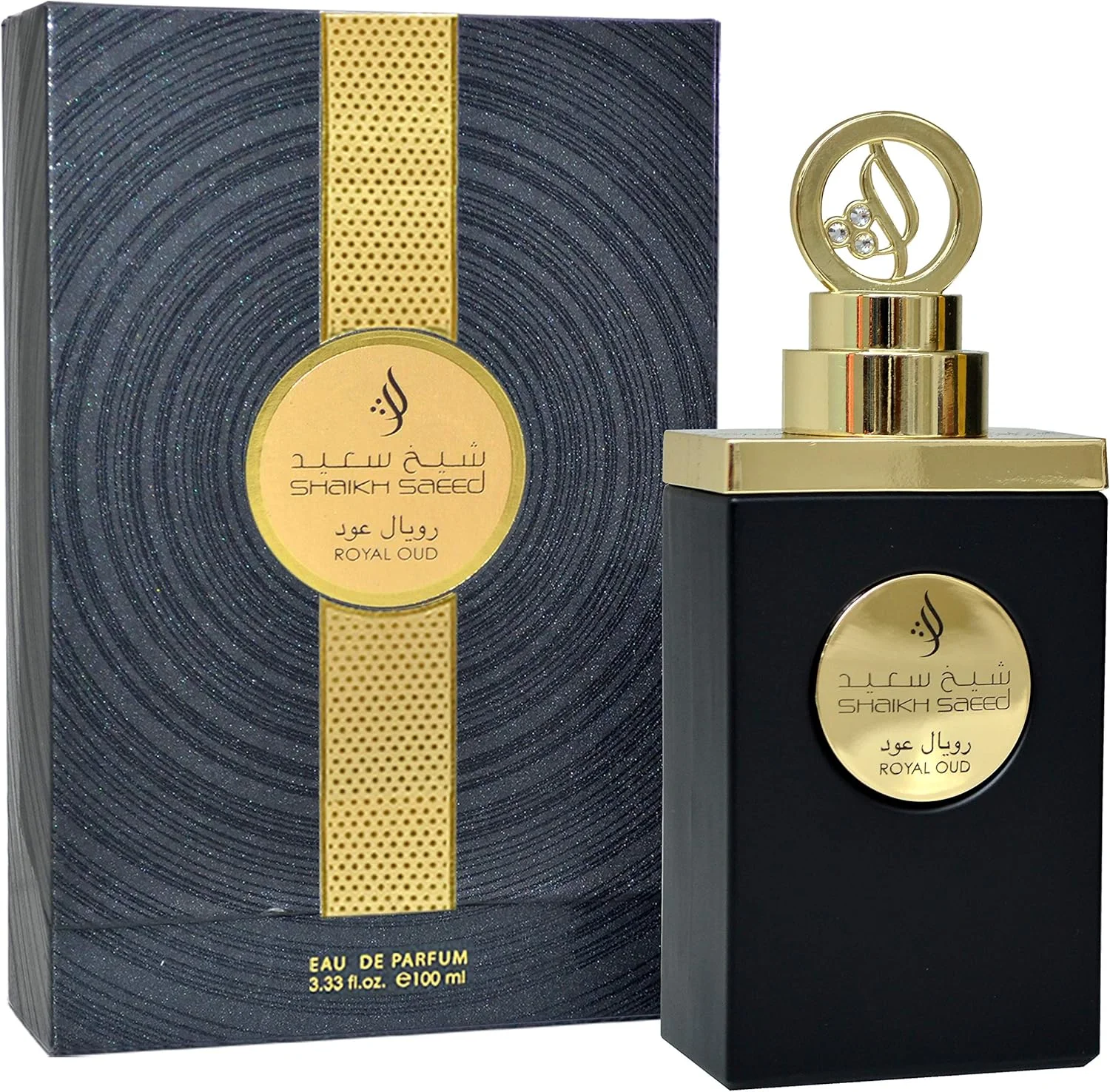 عطر عود رویال از شیخ سعید پرفیومز - عطر عود عربی унисекс - ادو پرفیوم، 100 میلی لیتر. محصول اصلی را از فروشنده مجاز - Shksaeed خریداری کنید (مراقب محصولات تقلبی باشید)