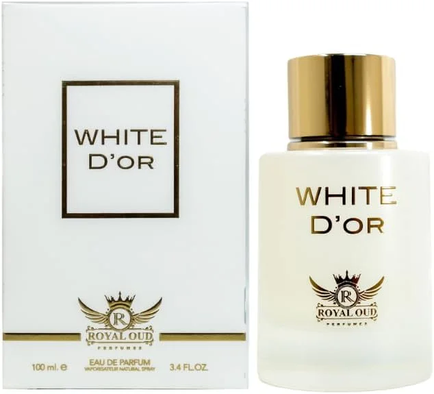 ادکلن رویال عود White D'or - رایحه ای میوه ای، مرکباتی و چوبی، عطری لوکس و یونیسکس از دبی (100 میلی لیتر) ادکلن رویال عود White D'or - رایحه ای میوه ای، مرکباتی و چوبی، عطری لوکس و یونیسکس از دبی (100 میلی لیتر)