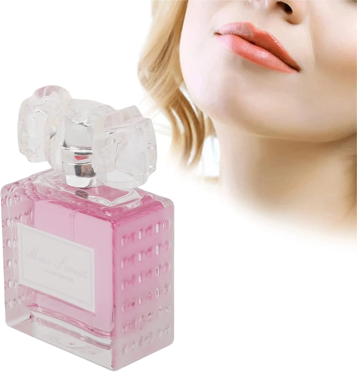 عطر با رایحه گل های رمانتیک، ادو تویلت، عطر زنانه با طراوت و ماندگاری طولانی، هدیه ای سبک برای زنان در کریسمس، روز شکرگزاری و تولد - 50 میلی لیتر، نازل آلومینیومی