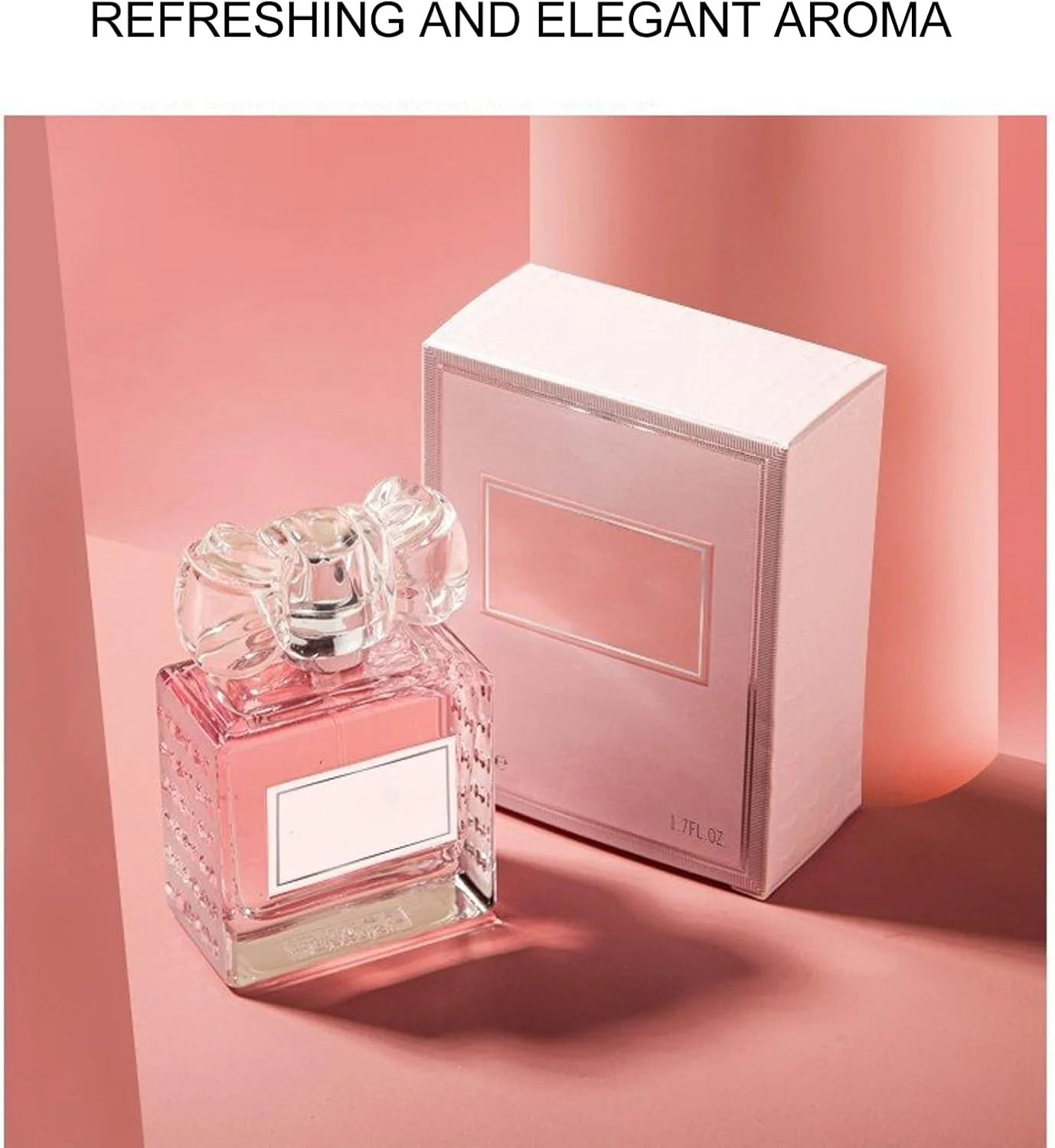 عطر با رایحه گل های رمانتیک، ادو تویلت، عطر زنانه با طراوت و ماندگاری طولانی، هدیه ای سبک برای زنان در کریسمس، روز شکرگزاری و تولد - 50 میلی لیتر، نازل آلومینیومی