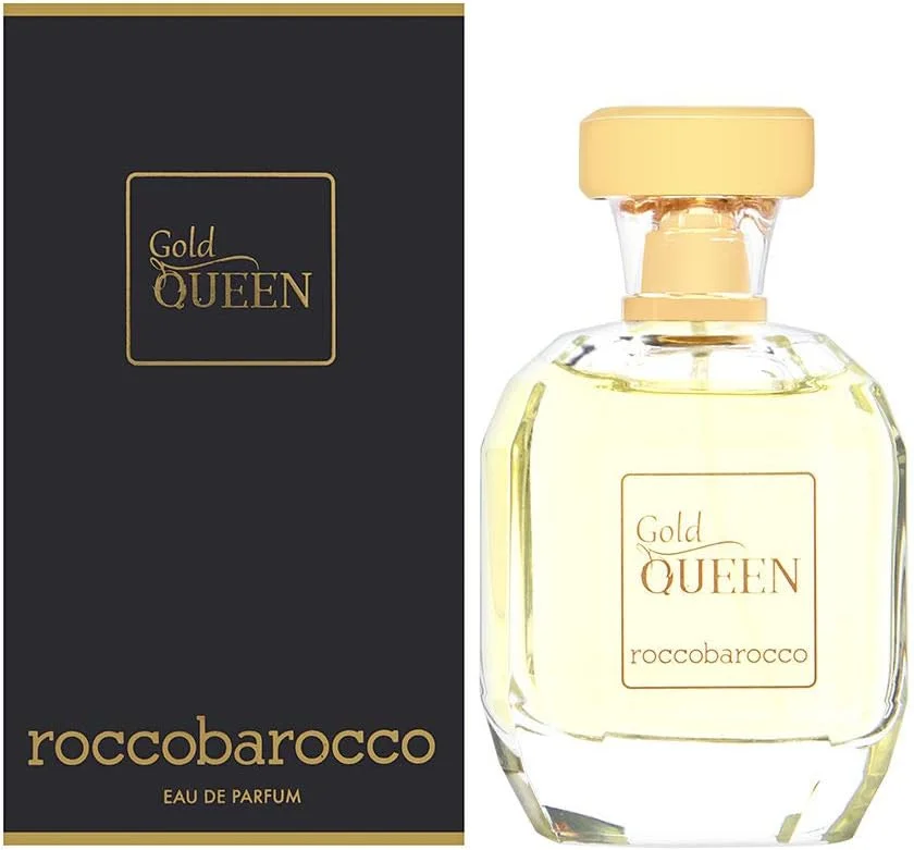 ادو پرفیوم زنانه روکو باروکو مدل Rocco Barocco Gold Queen حجم 100 میلی لیتر