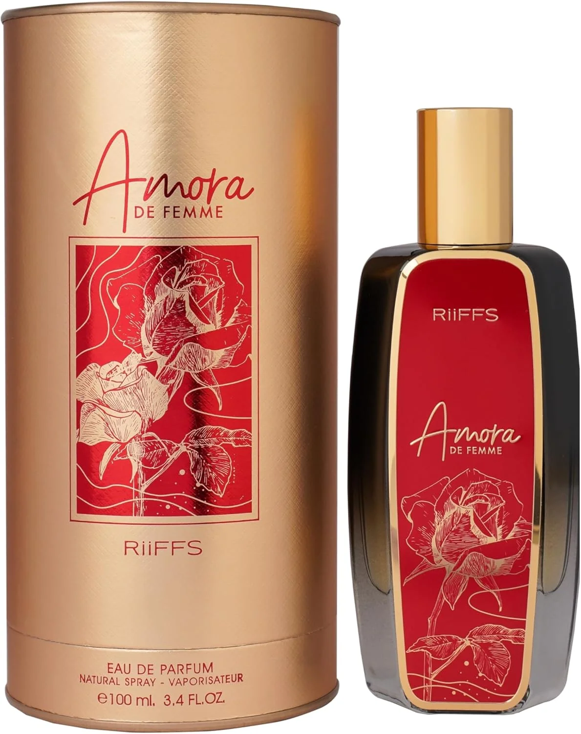 عطر زنانه ریفز آمورا | ادو پرفیوم ماندگار | عطر هدیه ایده آل برای عزیزان، 100 میلی لیتر