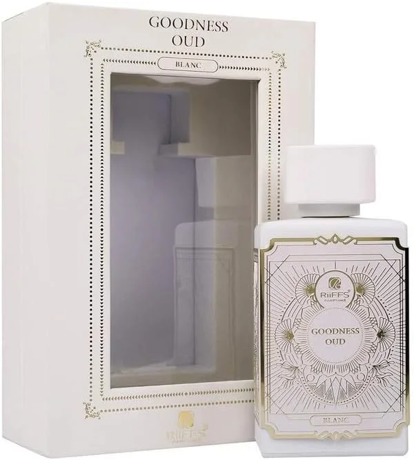 عطر унисекс گودنس عود بلانک Riiffs برای مردان و زنان | ادو پرفیوم ماندگار | رایحه لوکس унисекс با گل رز ترکی، وانیل و عنبر اکستریم - ماندگار و هدیه ای شیک - 100 میلی لیتر