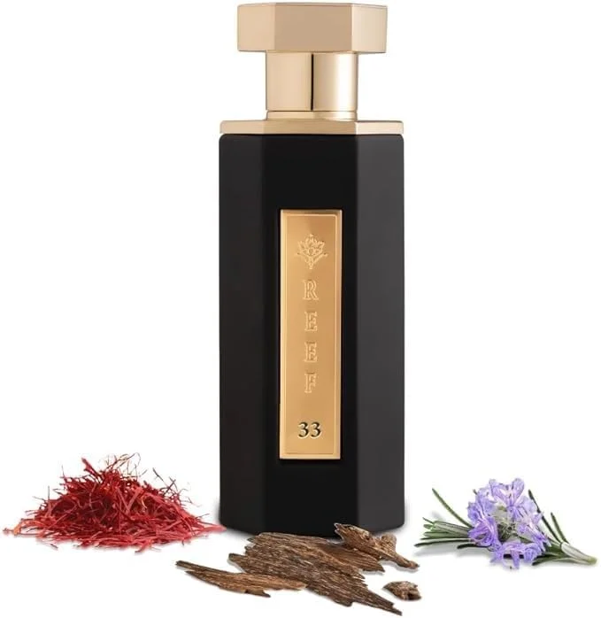 عطر REEF 33 یونیسکس | ادو پرفیوم | زعفران | رزماری | عود | 100 میلی لیتر عطر REEF 33 یونیسکس | ادو پرفیوم | زعفران | رزماری | عود | 100 میلی لیتر