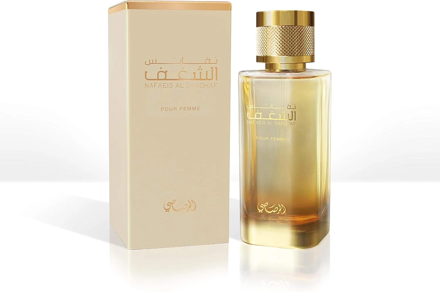 عطر زنانه رصاصی نفائس الشغف پور فم - ادو پرفیوم، 100 میلی لیتر