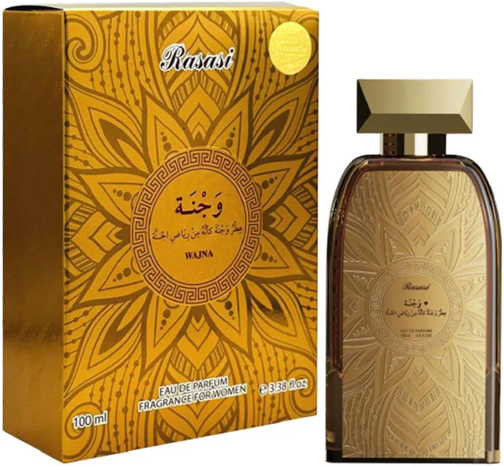 عطر ادو پرفیوم زنانه رساسی وجنا، 100 میلی لیتر، طلایی