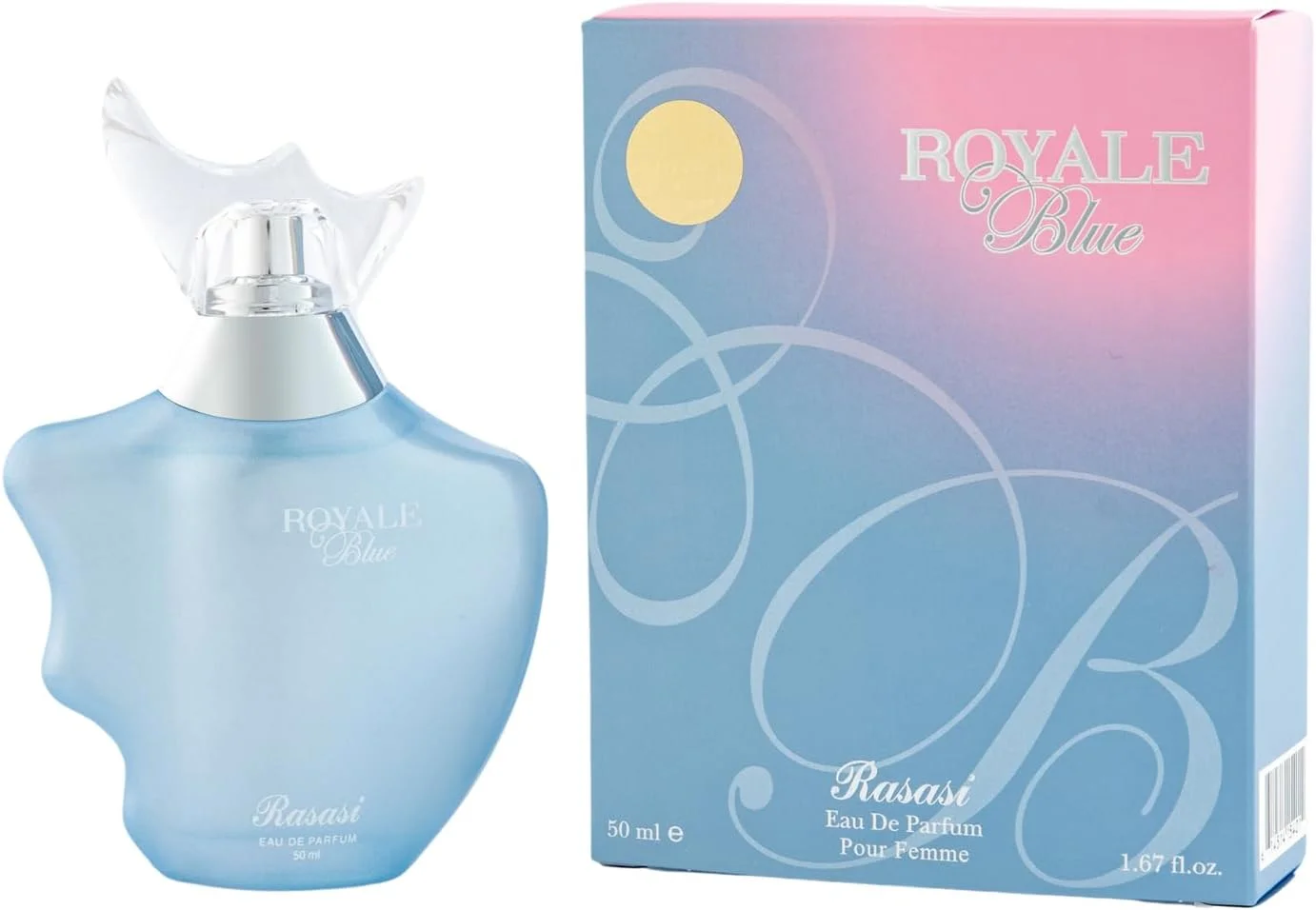 عطر زنانه رصاصی رویال بلو ادو پرفیوم 50 میلی لیتر