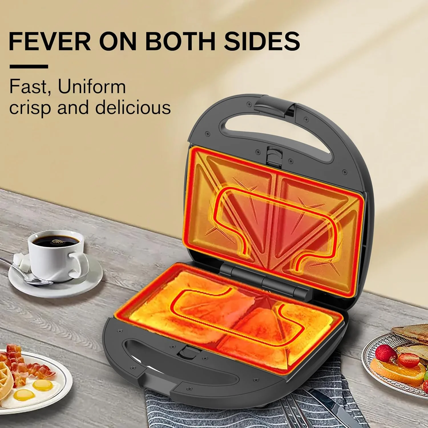 دستگاه اسنک ساز 7 در 1 سوناشی با صفحات جداشدنی برای ساندویچ/گریل/وافل/دونات/آجیلی/شکلک/کیک صدفی | چراغ نشانگر با قابلیت قطع خودکار | اسنک ساز 800 وات مدل SSM-862N مشکی/نقره ای دستگاه اسنک ساز 7 در 1 سوناشی با صفحات جداشدنی برای ساندویچ/گریل/وافل/دونات/آجیلی/شکلک/کیک صدفی | چراغ نشانگر با قابلیت قطع خودکار | اسنک ساز 800 وات مدل SSM-862N مشکی/نقره ای